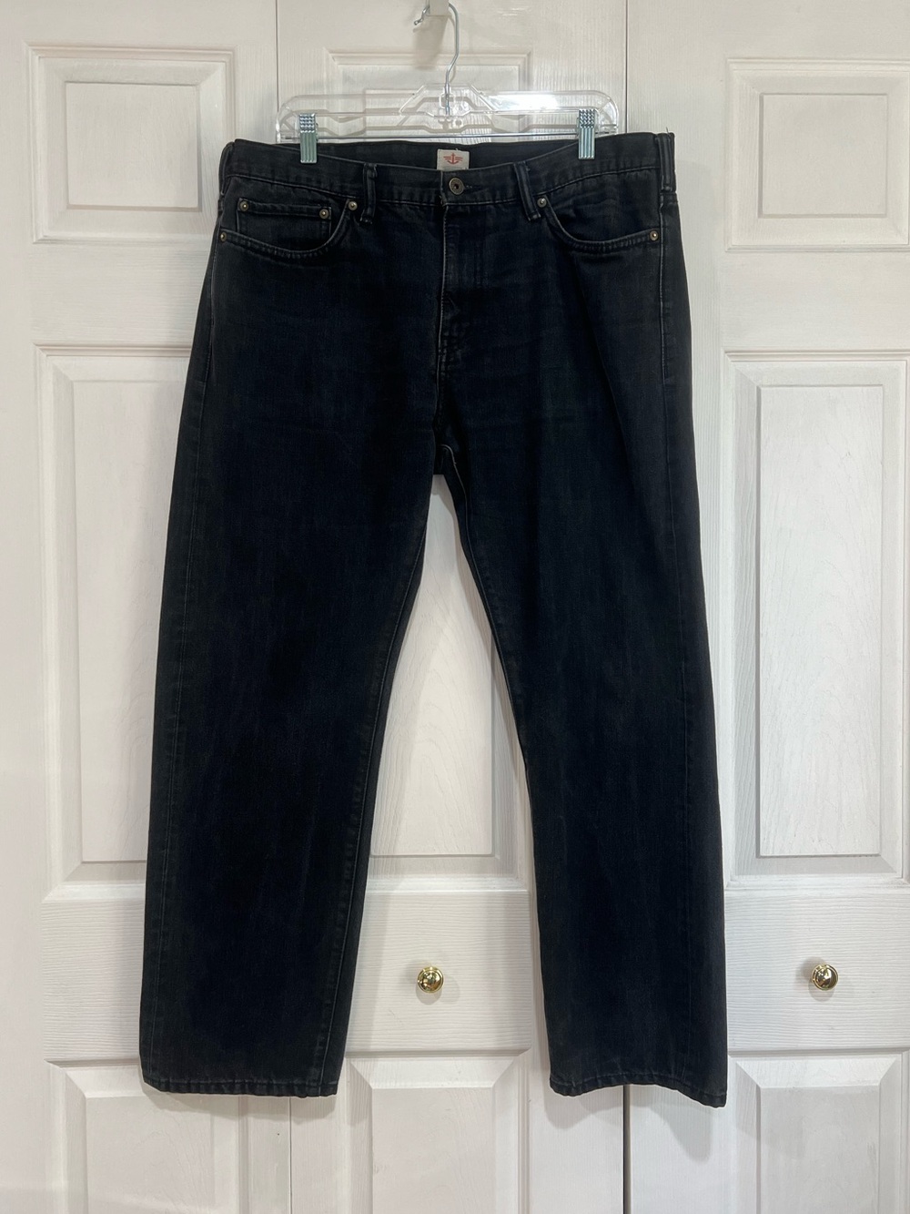 🤎 Dockers Straight Fit Men’s Black Denim Jeans - 38 x 30 (01088)